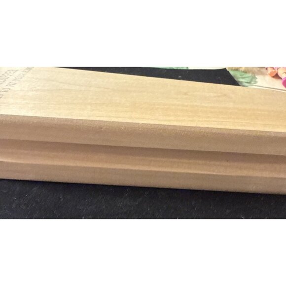 Dritz Inc. Vintage Wood Tailor Clapper with instruction sheet - Picture 7 of 10